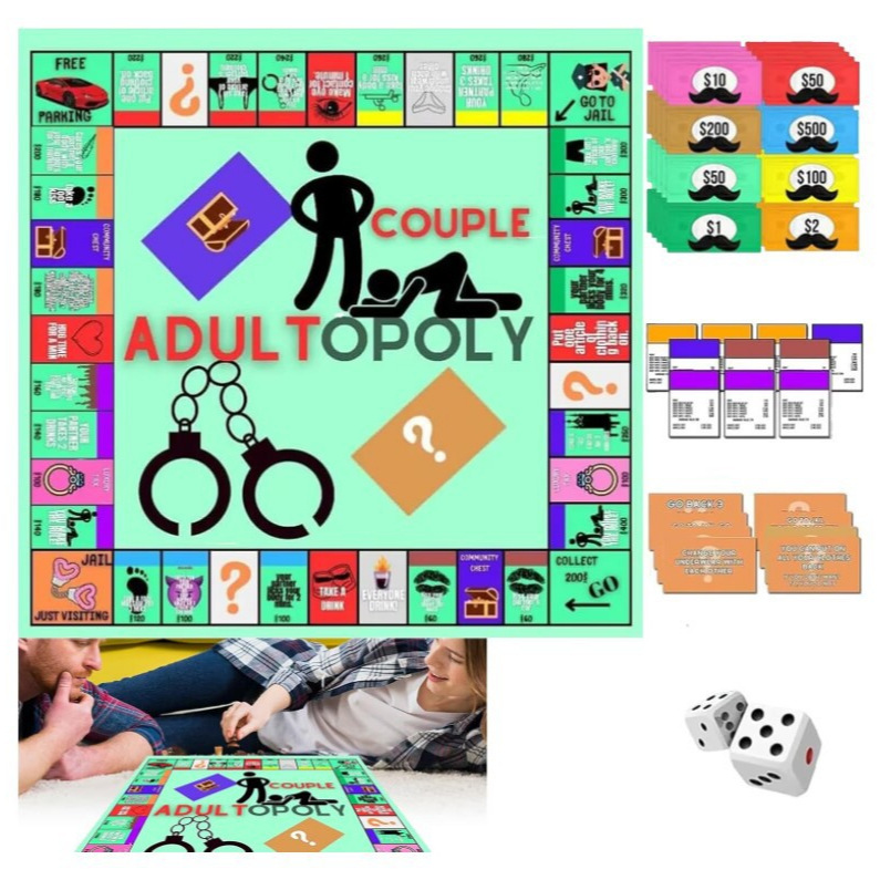 Board Game Coup - Couple Chessboard Monopolys Party Game, Adult